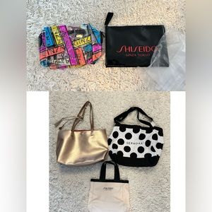 Brand new Gift tote bags and makeup pouches